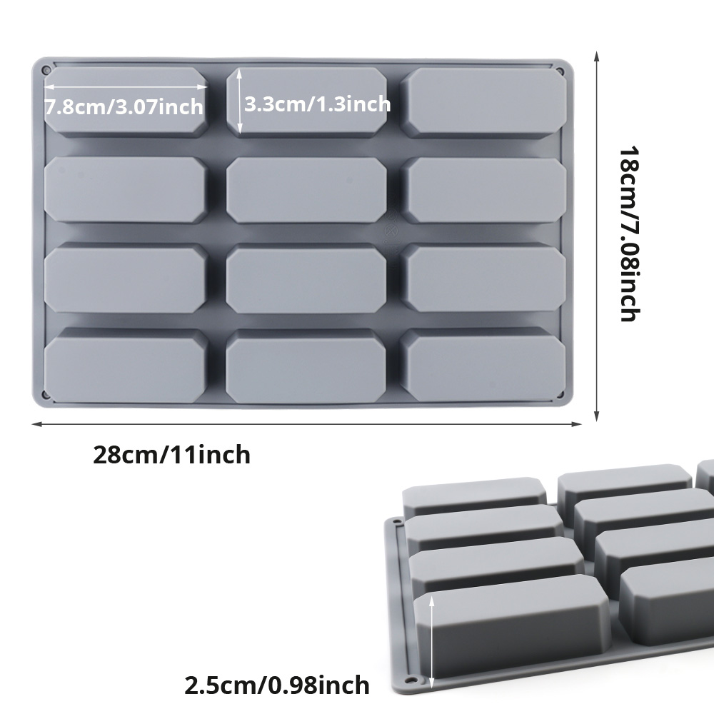 Silicone Rectangular Cake Mold - Candle Making Jug recension och pris