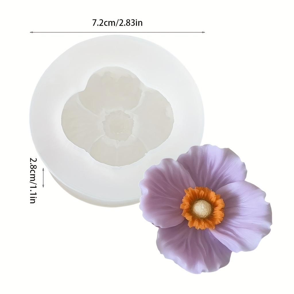 Flower Silicone Candle Mold, C - Candle Making Jug recension och pris