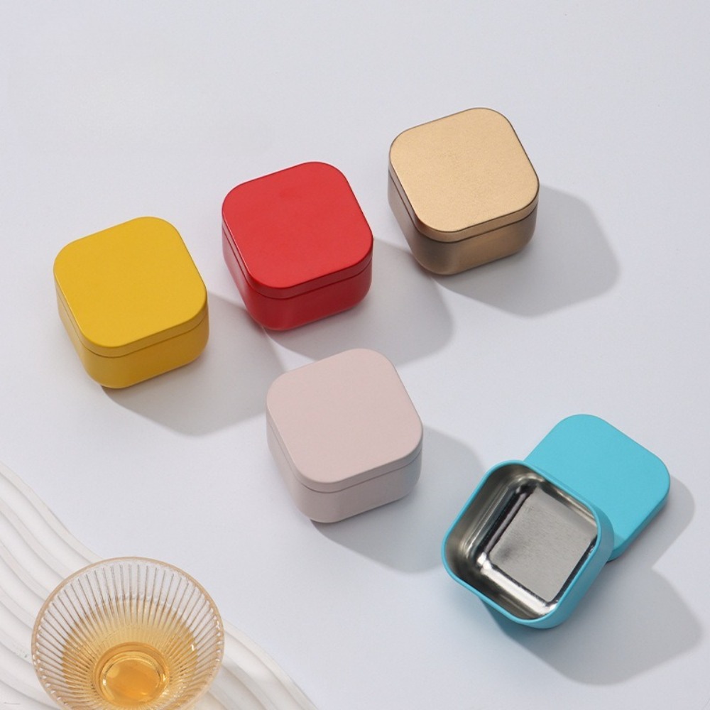 20PCS Empty Square Candle Jars - Tin Container Lid recension och pris