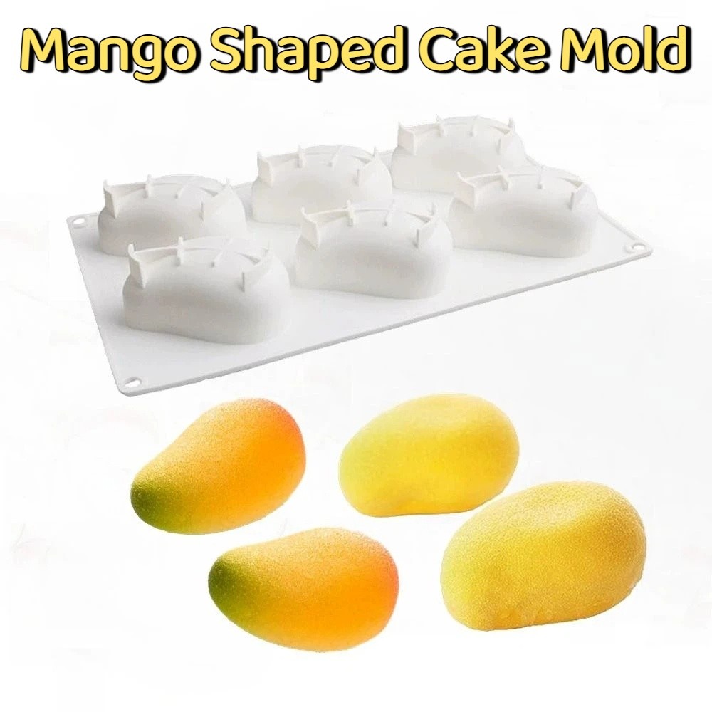 6 Cavity Mango Shaped Cake Mol - Candle Making Tutorial recension och pris