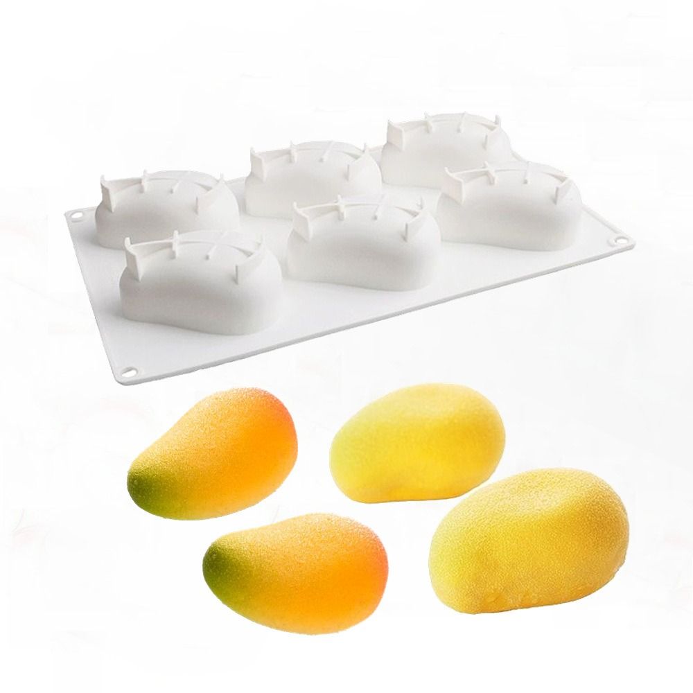 6 Cavity Mango Shaped Cake Mol - Candle Making Tutorial recension och pris