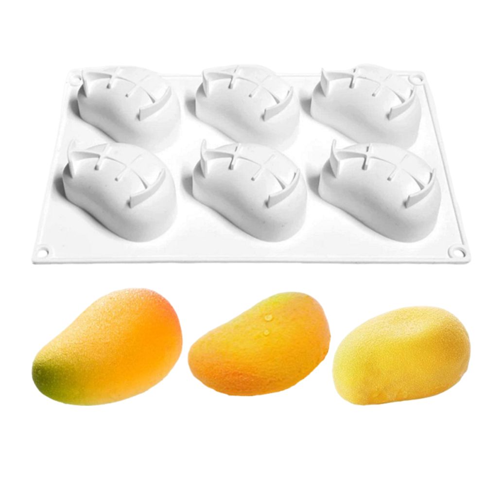 6 Cavity Mango Shaped Cake Mol - Candle Making Tutorial recension och pris