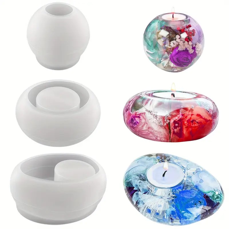 Tealight Candle Holder Resin S - Candle Making Jug recension och pris
