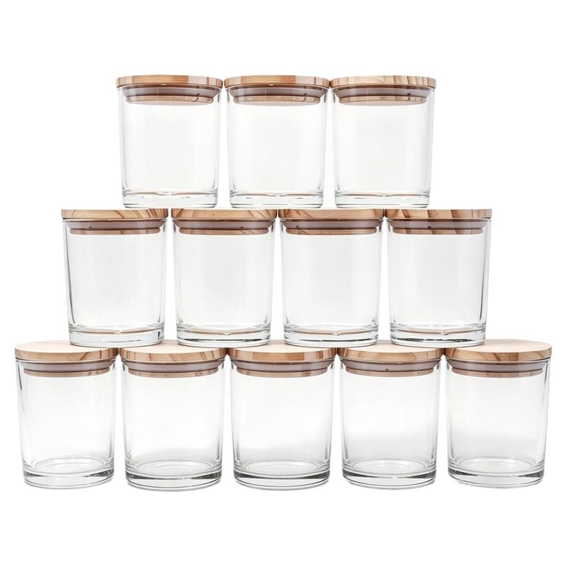 ABRU-For Candle Jars 12 Pcs- T - Candle Making Jars With Lids recension och pris