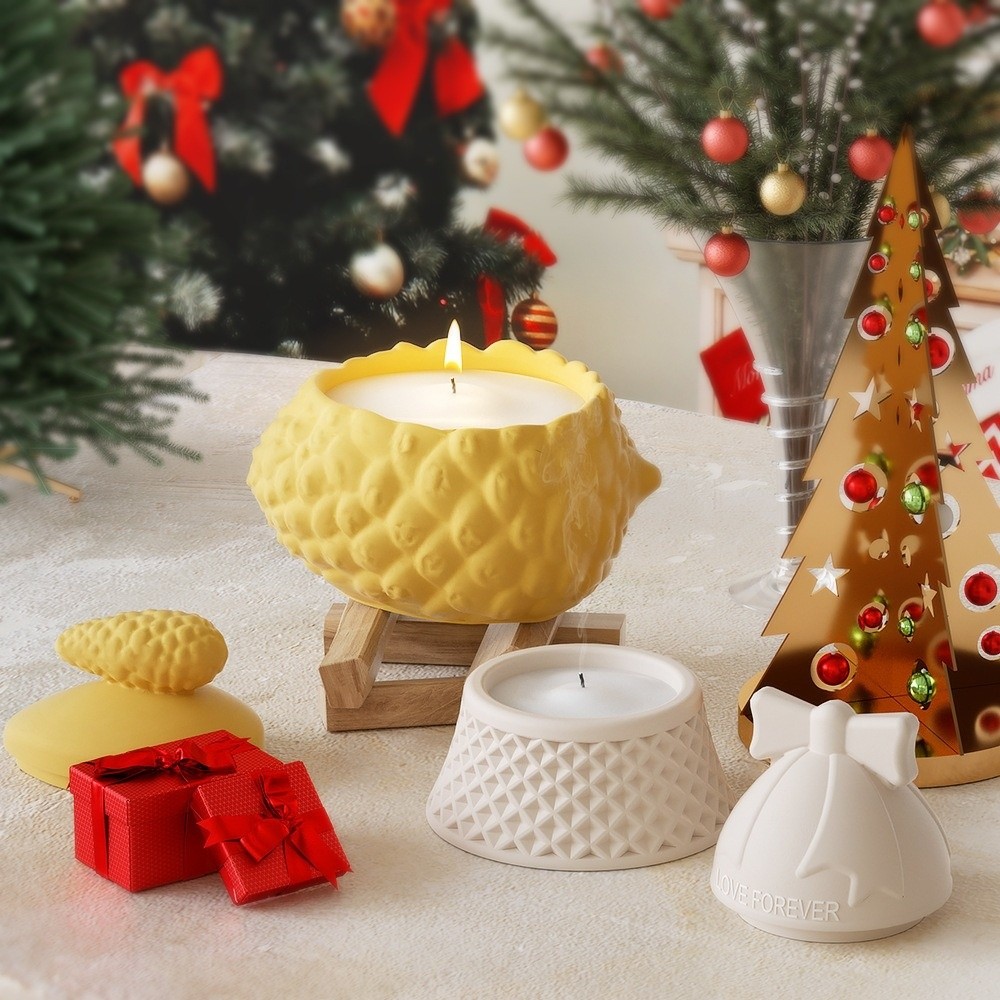 Silicone Santa Claus Storage J - Candle Making Jars With Lids recension och pris
