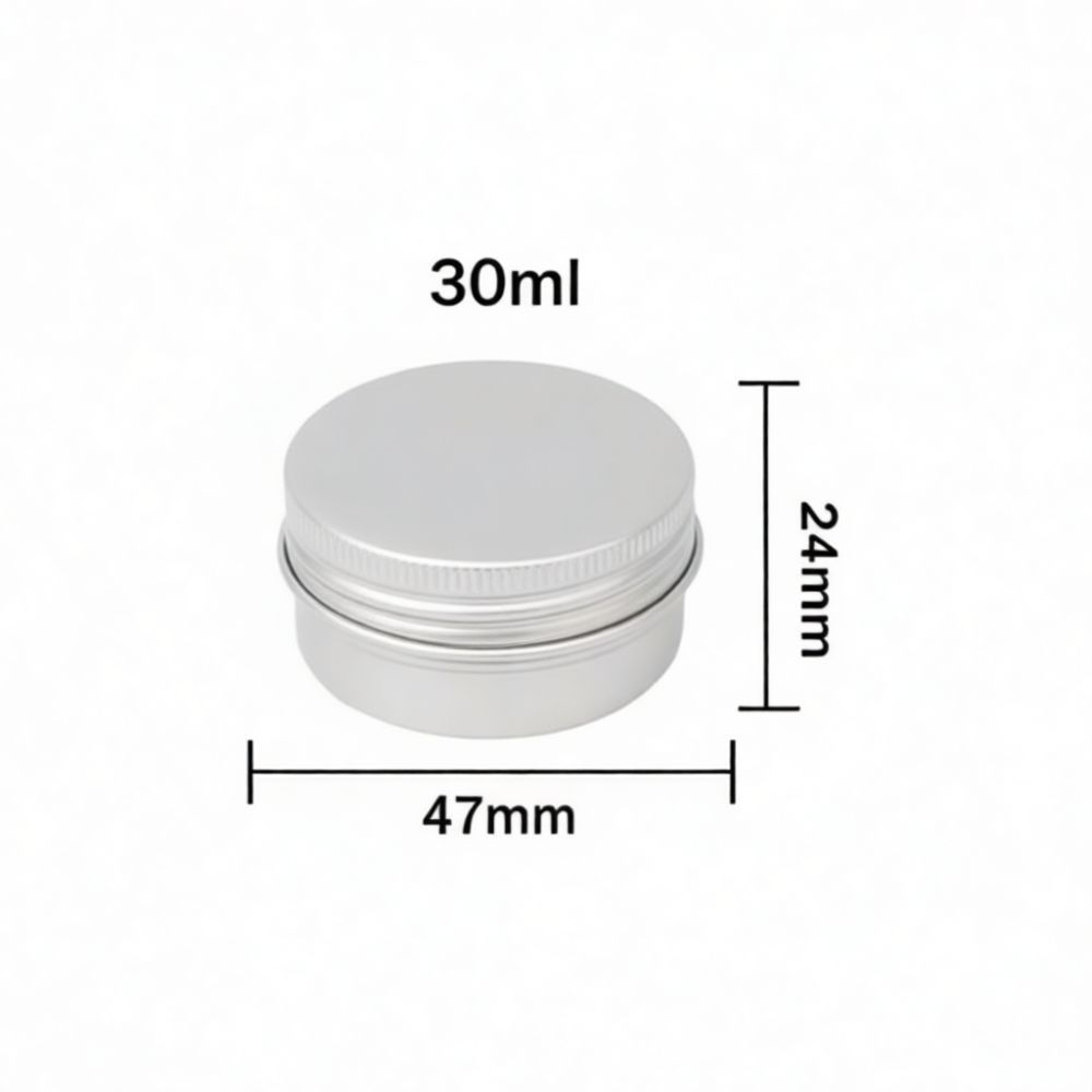 Compact Aluminum Container Rou - Tin Container Lid recension och pris