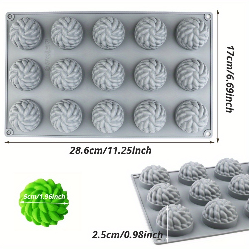1Pc Cake Mold Santa Ana Floral - Candle Making Jug recension och pris