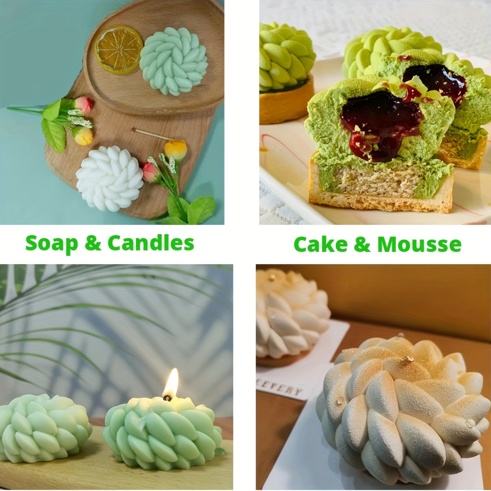 1Pc Cake Mold Santa Ana Floral - Candle Making Jug recension och pris