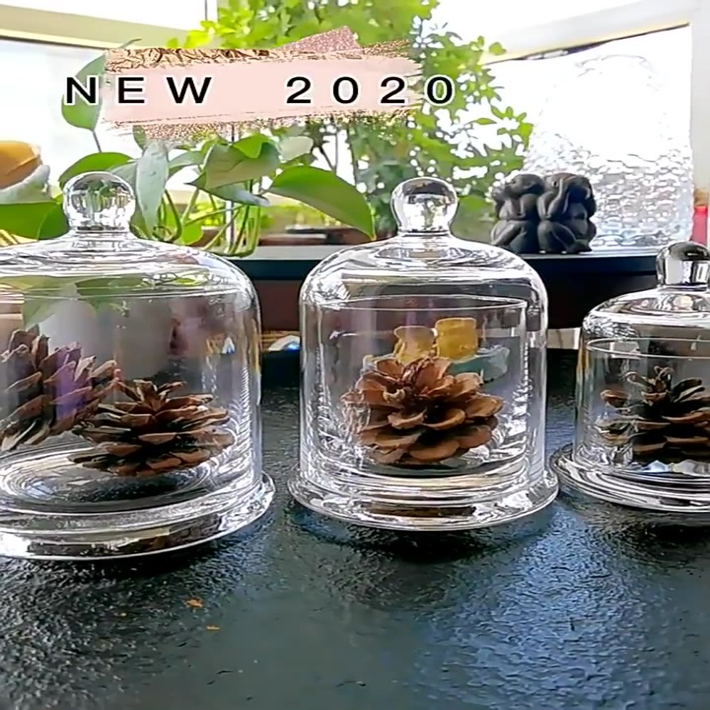Glass Glass Storage Jar Eterna - Candle Making Jars With Lids recension och pris