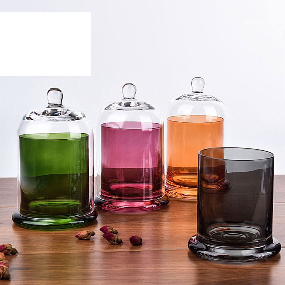 Glass Glass Storage Jar Eterna - Candle Making Jars With Lids recension och pris
